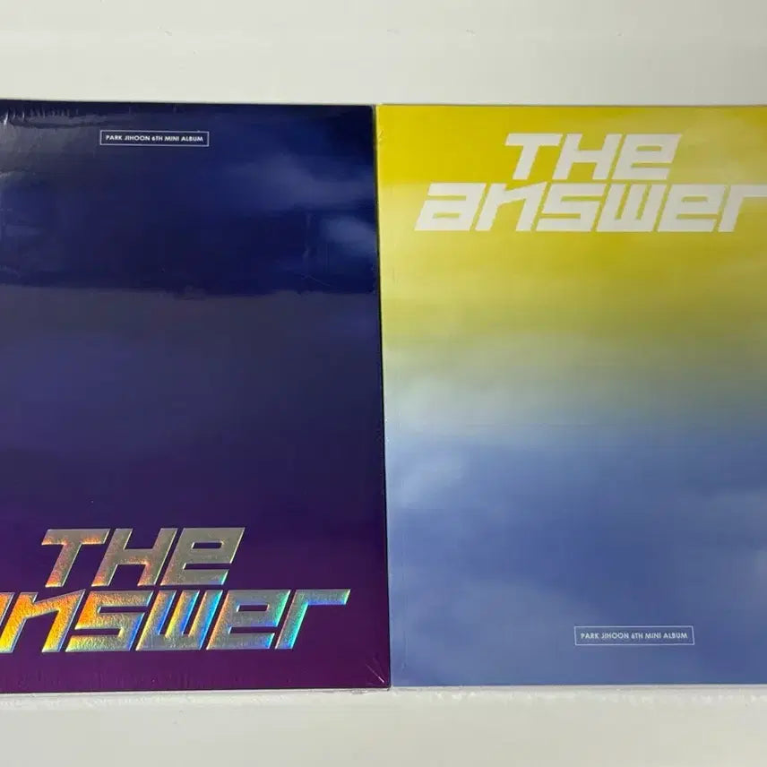 [BUNJANG] Park Ji Hoon 6th Album The Answer Bundle Set (Sealed) / 박지훈 6집 The Answer 디앤써 미개봉 일괄