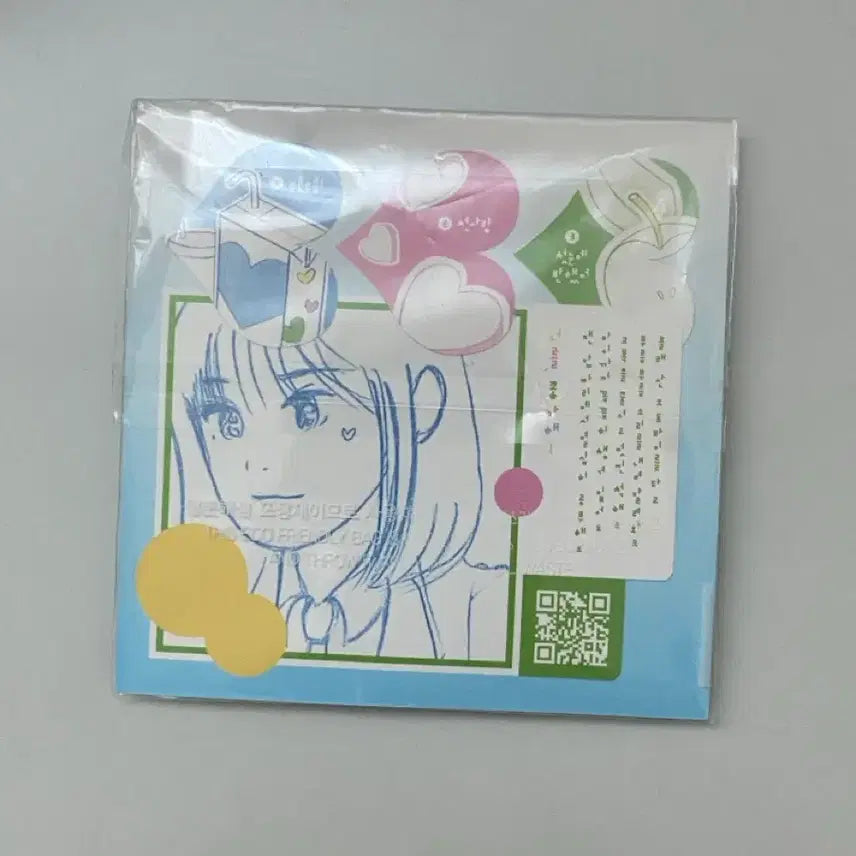 [BUNJANG] KBOY Gye-do Blue Blue Girl Heart Pin Badge Button (Sealed) / 궤도 푸름푸름 소녀 하트 핀뱃지 핀버튼 미개봉 새상품