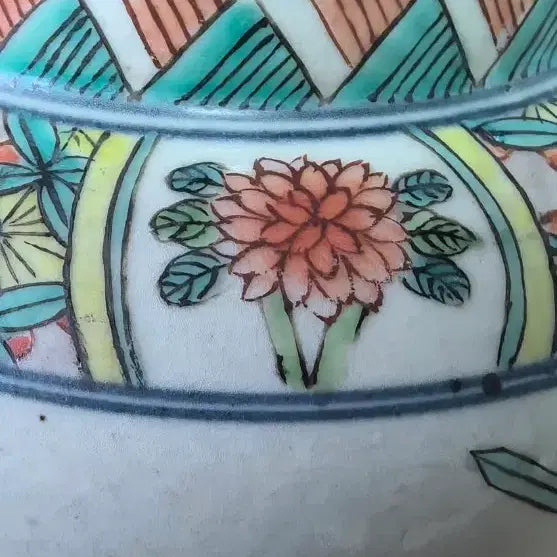 [BUNJANG] Qing Dynasty Kangxi Period Celadon Porcelain Vase / 청나라 강희년제 도자기 화병