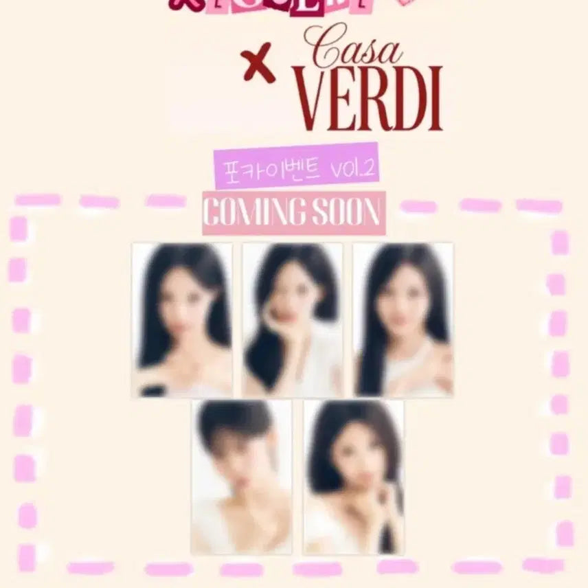 [BUNJANG] CasVerdi Ricenne Photocard (Vol. 2) + Poster / 카사베르디 리센느 포토카드(vol.2) +포스터