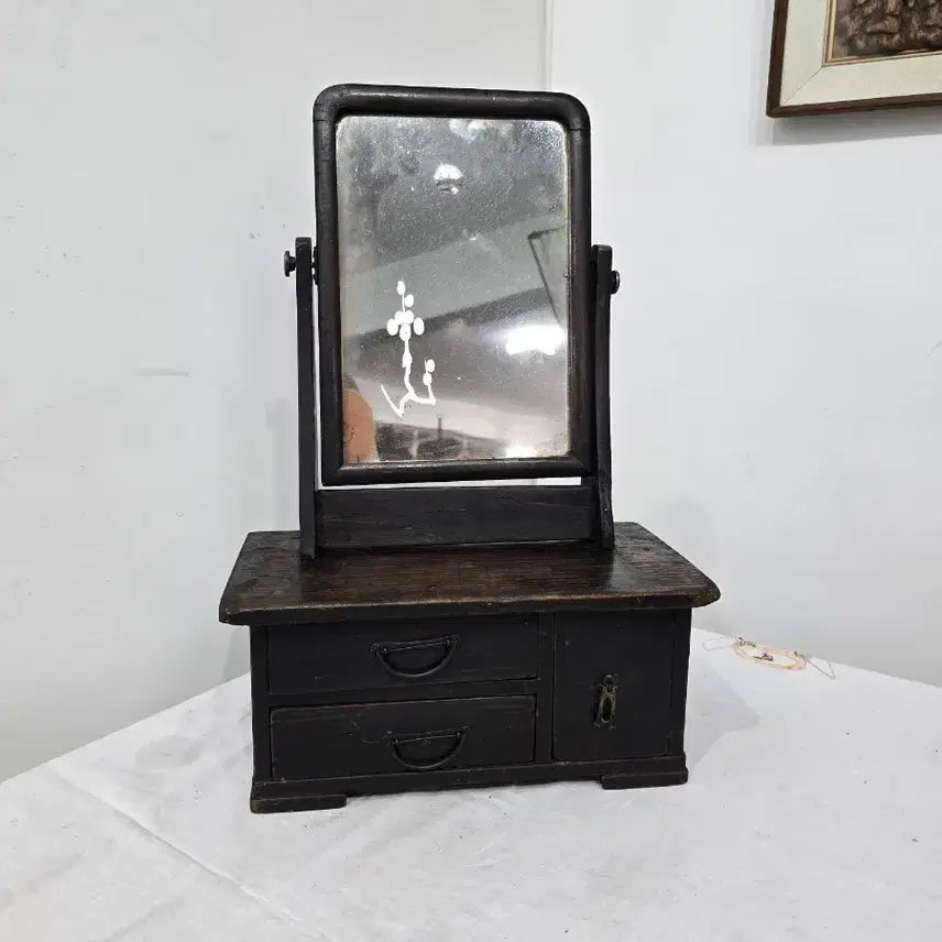 [BUNJANG] Antique Dressing Table with Mirror / 고가구 옛날경대 화장대