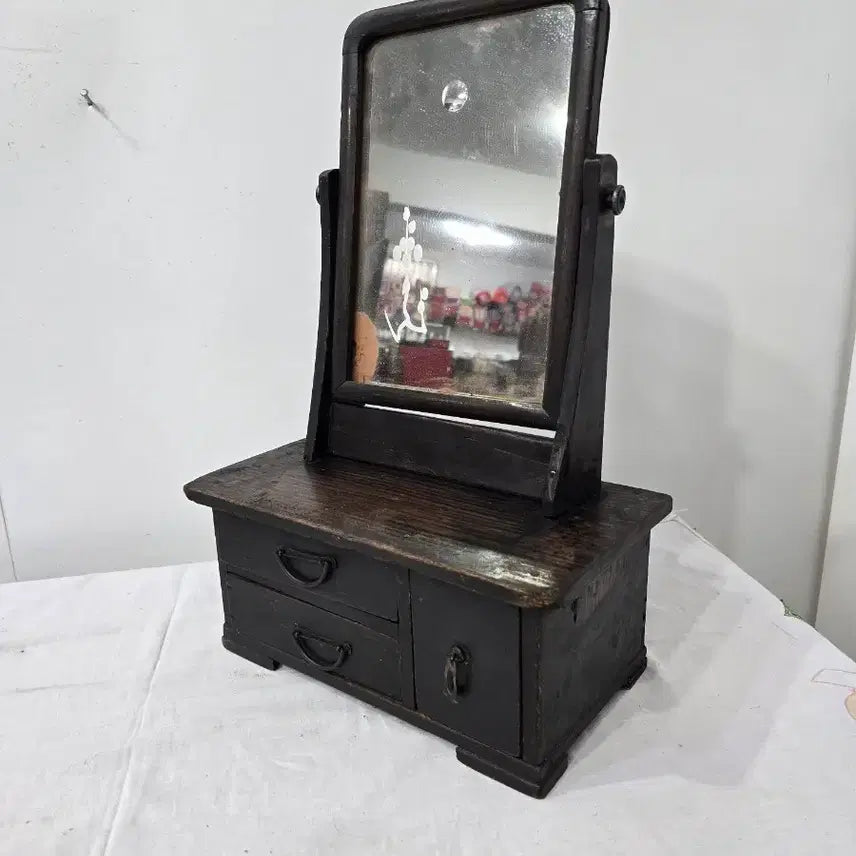 [BUNJANG] Antique Dressing Table with Mirror / 고가구 옛날경대 화장대