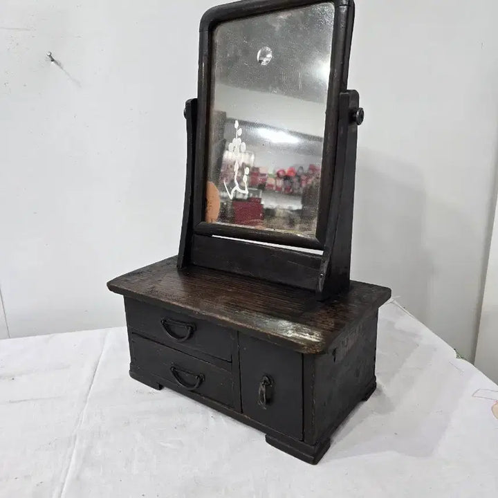 [BUNJANG] Antique Dressing Table with Mirror / 고가구 옛날경대 화장대