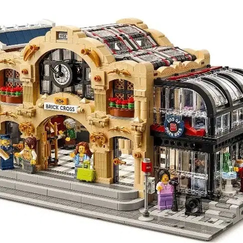 [BUNJANG] LEGO BrickLink Funded Brick Cross Train Station Modular 910034 / (새상품) 레고 브릭링크 펀딩 브릭 크로스 기차역 모듈러 910034