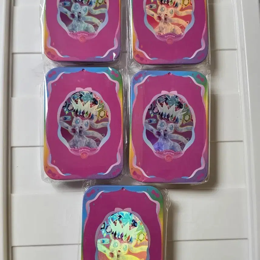 [BUNJANG] Pokemon Sylveon Tin Case + Magnetic Coin Set / 포켓몬카드 포켓몬스터 님피아 틴케이스 자석 코인