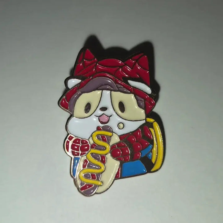 [BUNJANG] MCU Spider-Man Corgi Badge / MCU 스파이더맨 웰시코기 뱃지