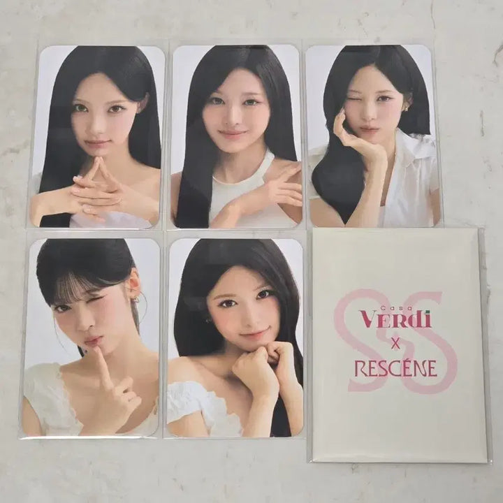 [BUNJANG] Resene Casa Verdi 2nd Photocard Bundle Set (Won, Liv, Minami, May, JENA) / 리센느 카사베르디 2차 포카 일괄 양도 원이 리브 미나미 메이 제나