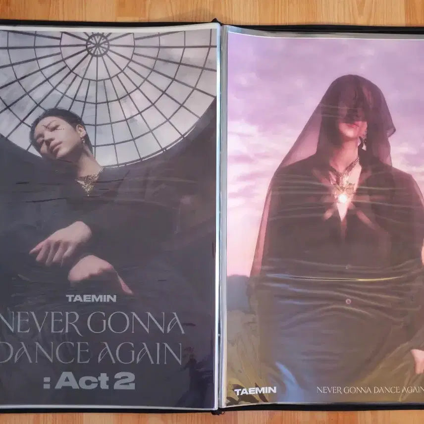[BUNJANG] Taemin (SHINee) ACT 2 Solo Album Poster Set (2 Types) / [set] 태민 act2 앨범 포스터 2종