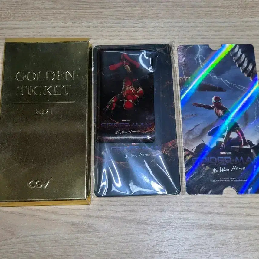 [BUNJANG] Spider-Man: No Way Home Golden Ticket 2021 / 스파이더맨 노웨이홈 골든 티켓 2021