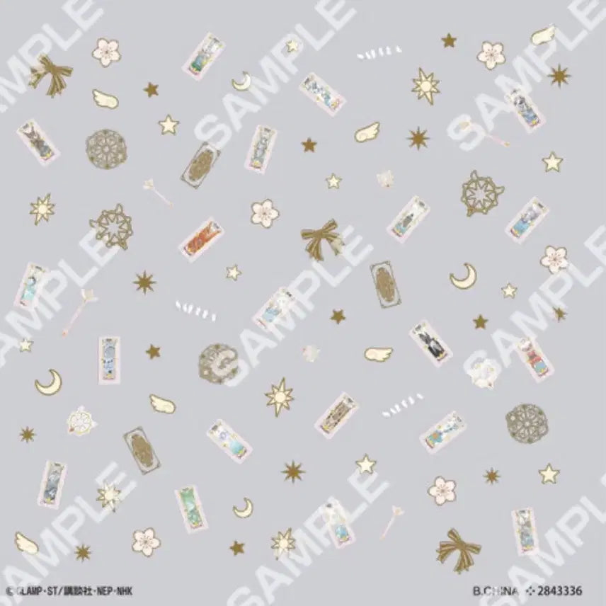 [BUNJANG] Cardcaptor Sakura Nail Stickers Gacha / 새상품)카드캡터체리 사쿠라 네일스티커 가챠