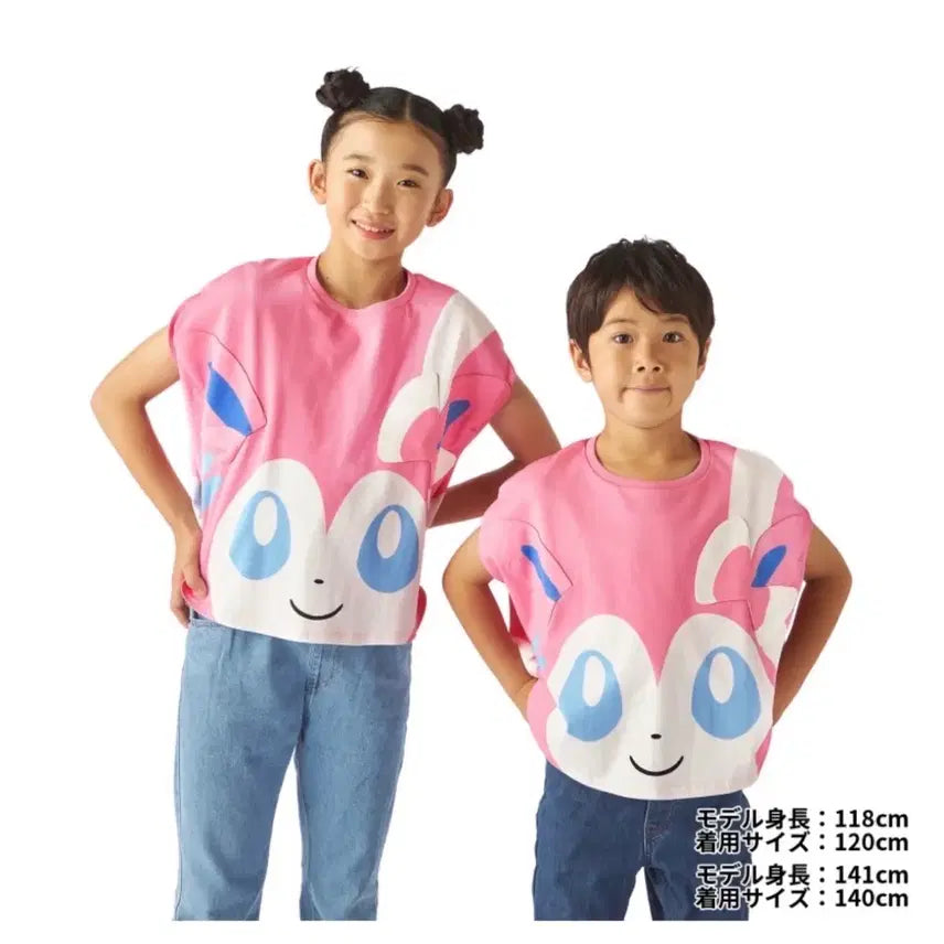 [BUNJANG] Pokemon Center Limited Nymphia Kids T-Shirt (Size 100) / 포켓몬센터 한정 님피아 티셔츠 (100 키즈 사이즈)