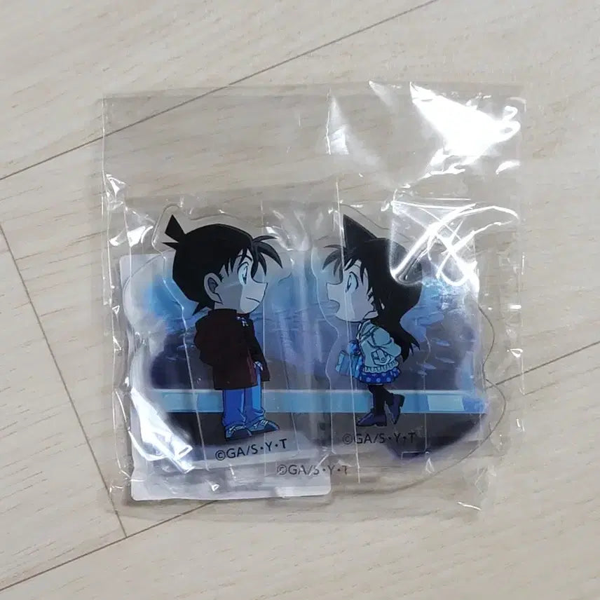 [BUNJANG] Detective Conan 30th Anniversary Exhibition Deformalized Acrylic Stand Shinichi &amp; Ran / 명탐정코난 30주년 전시회 MD 데포르메 아크릴스탠드 신이치&amp;란
