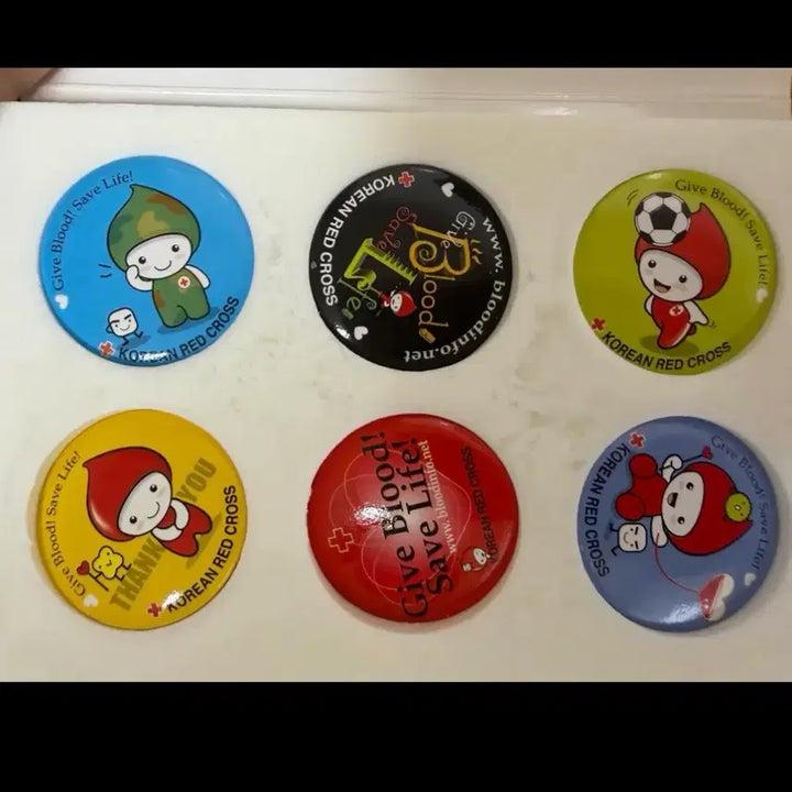 [BUNJANG] Korean Red Cross RCY Badge Set / 대한적십자사 뱃지 rcy뱃지
