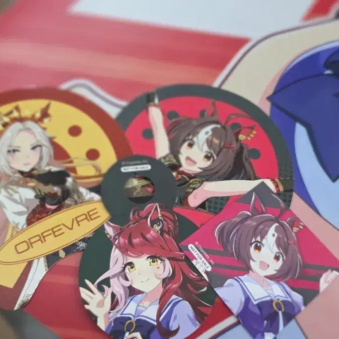 [BUNJANG] Uma Musume: Pretty Derby Aniplex Cafe Orfevre &amp; Green Allegria Menu Benefit Set / 우마무스메 애니플러스 카페 오르페브르, 그린알레그리아 메뉴 특전