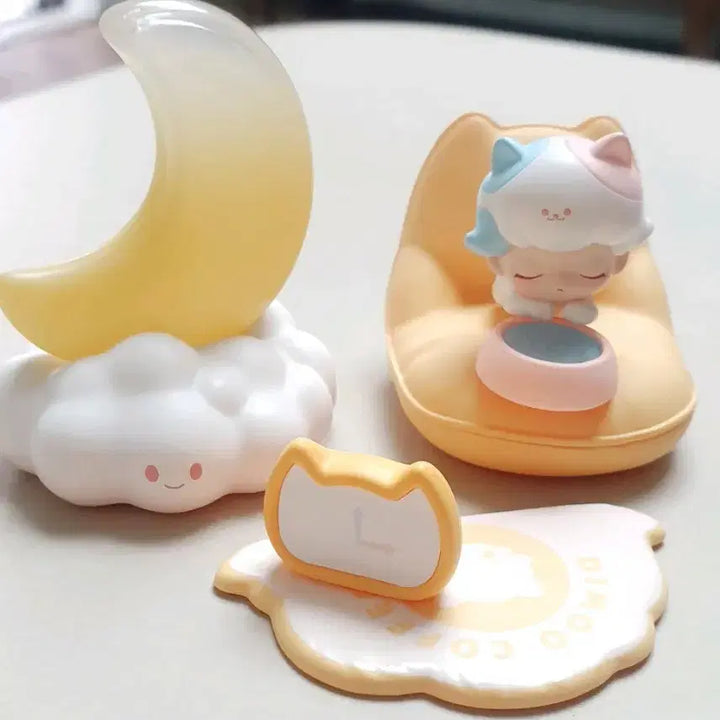[BUNJANG] Pop Mart DIMOO Cat Paradise Nap Figure / 팝마트 디무 캣파라다이스 낮잠