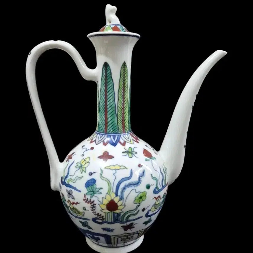 [BUNJANG] Ming Dynasty Imperial Porcelain Vase with Lotus and Mandarin Duck Motif / 중국도자기 명성화연화원앙문집호
