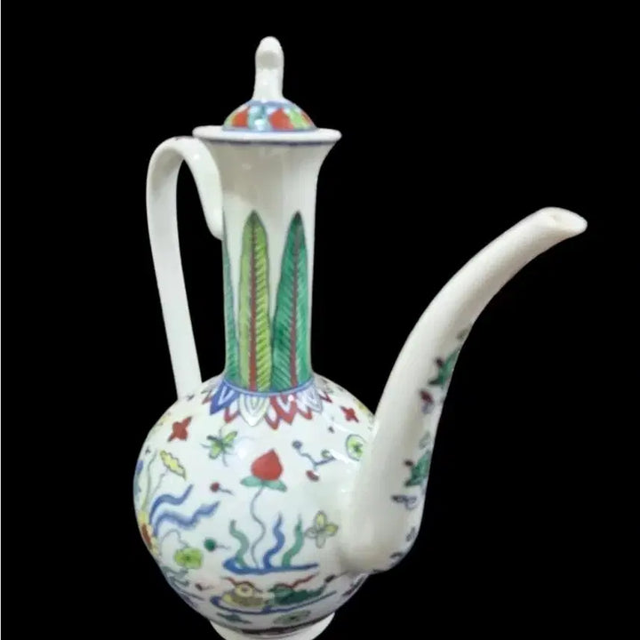 [BUNJANG] Ming Dynasty Imperial Porcelain Vase with Lotus and Mandarin Duck Motif / 중국도자기 명성화연화원앙문집호