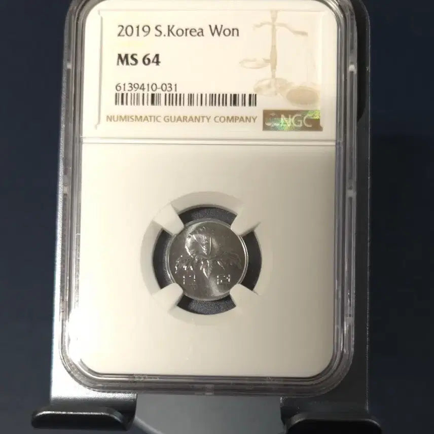[BUNJANG] 2019 Year 1 Korean Won Coin - Uncirculated, 64 Grade / 2019년1원 64등급  미사용 주화 희귀동전수집용