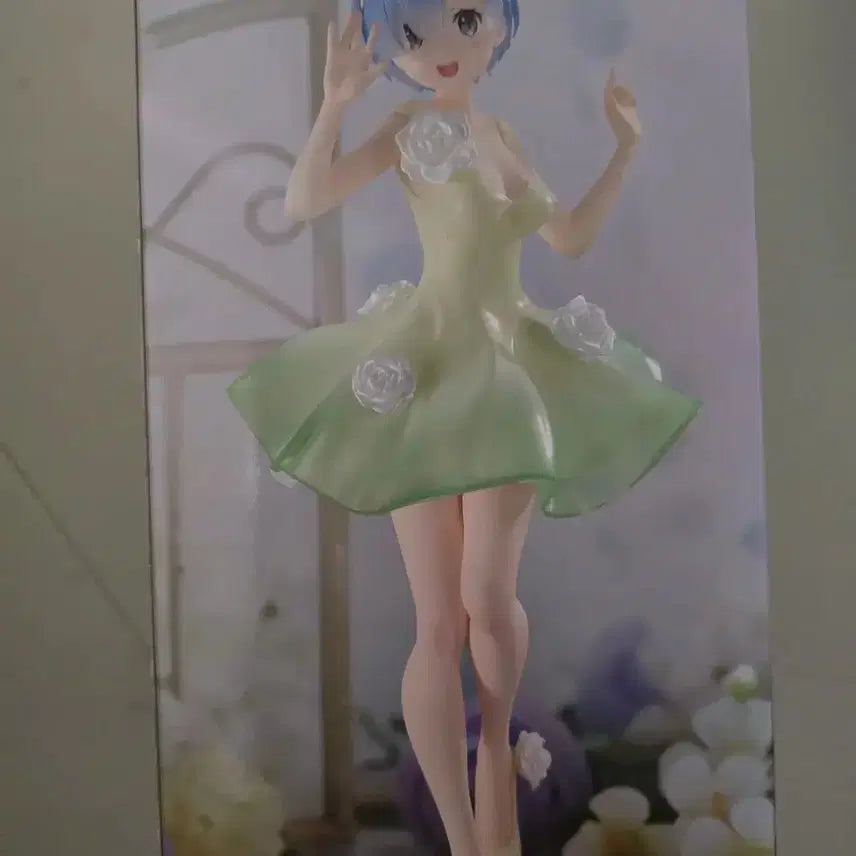 [BUNJANG] Re:Zero Ram Flower Dress Figure by FuRyu / 리제로 렘 RE:제로 후류 TRIO TRY IT 렘 플라워 드레스 피규어