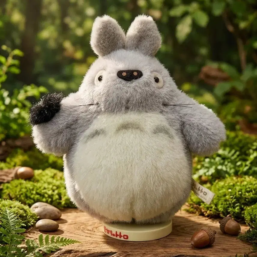 [BUNJANG] Classic Ghibli My Neighbor Totoro Music Box Plush Doll / 고전 지브리 토토로 인형 오르골