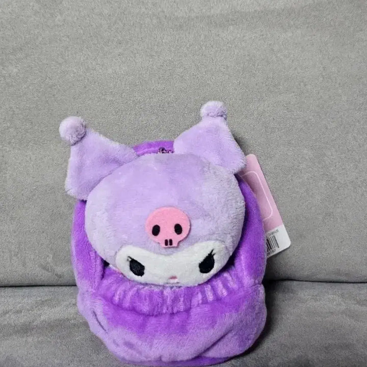 [BUNJANG] Sanrio Kuromi Grape Fruit House Keyring Plush Doll / 정품 산리오 쿠로미 그레이프 과일하우스 키링 인형