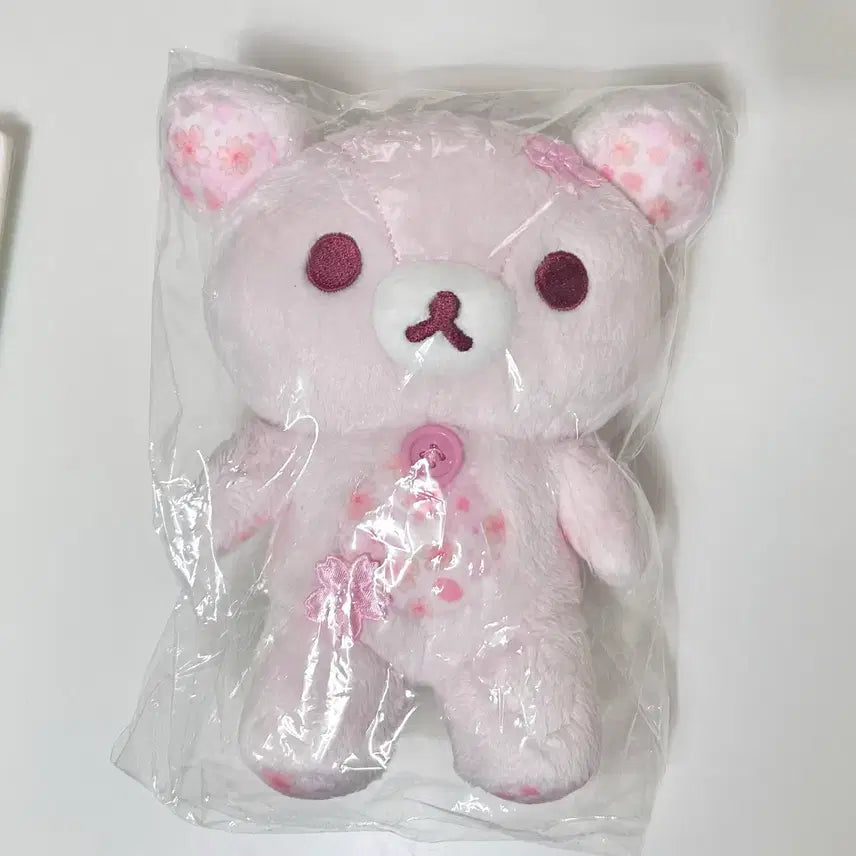 [BUNJANG] San-X Rilakkuma Sakura Plush Doll / 코리락쿠마 벚꽃 인형 누이 2026 사쿠라 리락쿠마 코구마 돼병이 토리 산엑스 고전