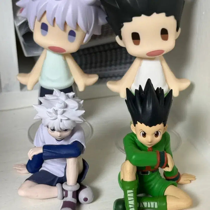 [BUNJANG] Hunter x Hunter Killua &amp; Gon Swarasetai &amp; Hello Good Smile Bundle / 헌터헌터 키르아, 곤 헬로 굿스마일 / 스와라세타이 4종 일괄 판매
