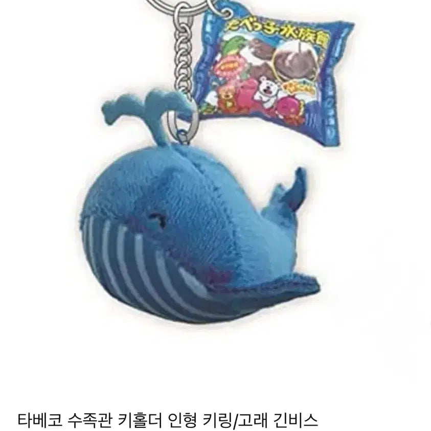 [BUNJANG] Tabeko Aquarium Whale Plush Keychain / 타베코 수족관 고래 인형키링