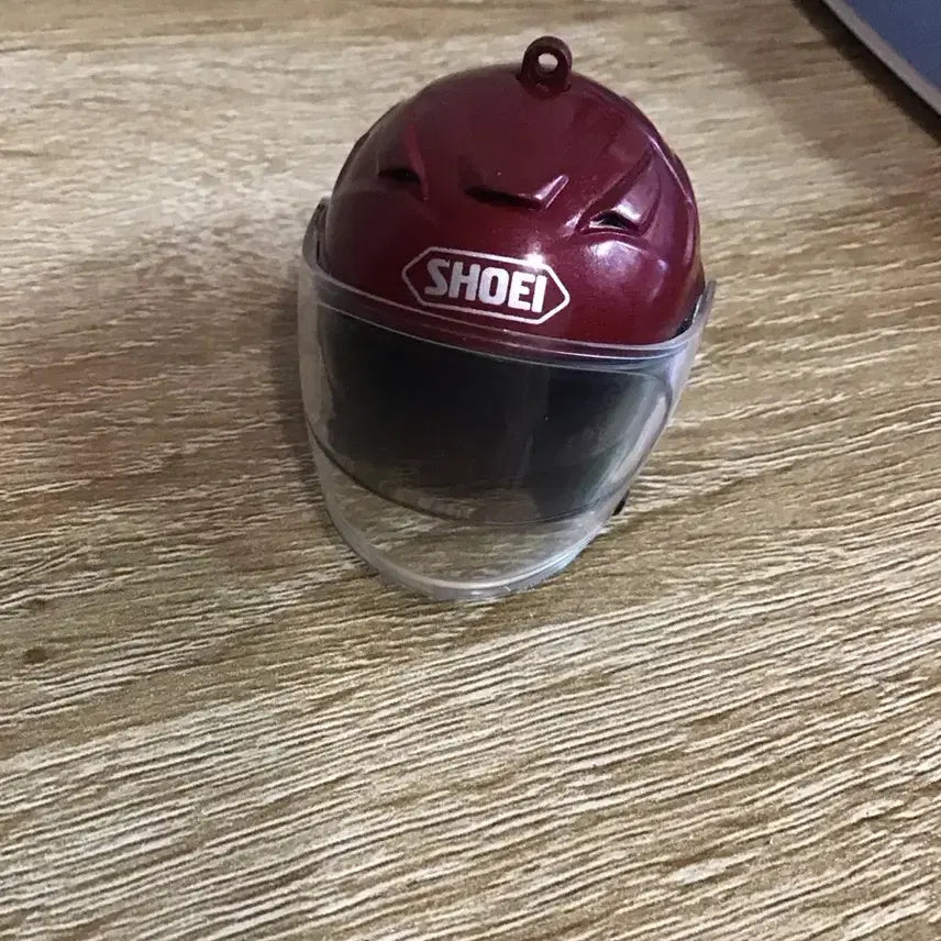[BUNJANG] Shoei Helmet Keychain Burgundy Gacha Figure / 쇼에이 헬멧 키링 버건디 가챠 피규어