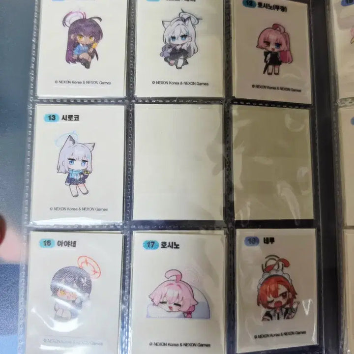 [BUNJANG] Blue Archive 3D Sticker Set / 블루아카이브 띠부씰 팝니다!
