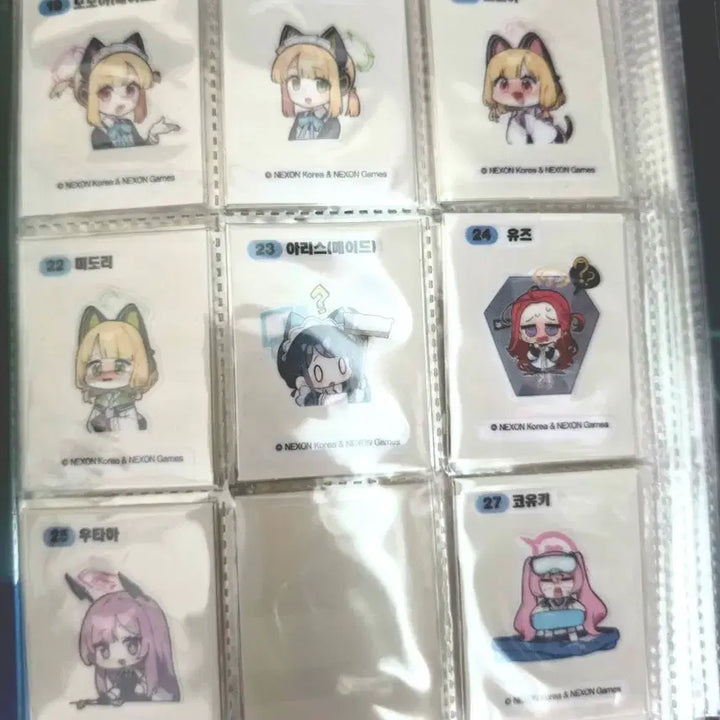 [BUNJANG] Blue Archive 3D Sticker Set / 블루아카이브 띠부씰 팝니다!