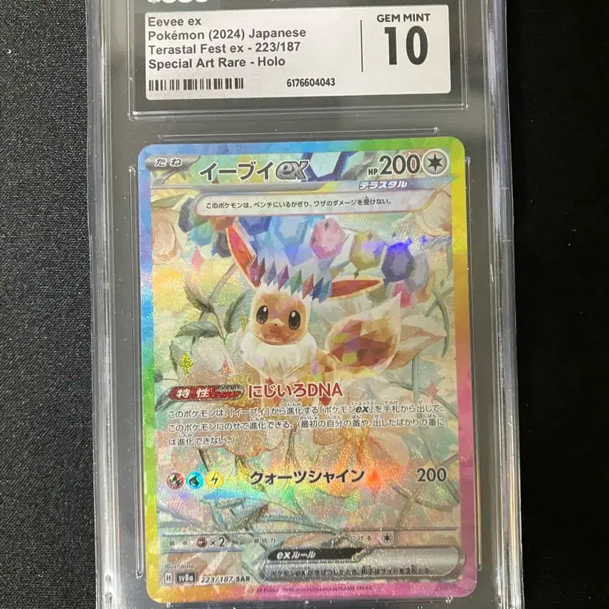 [BUNJANG] Eeevee Special Art Rare Holo CGC 10 Japanese Edition / 테라스탈 이브이 일판 cgc 10점