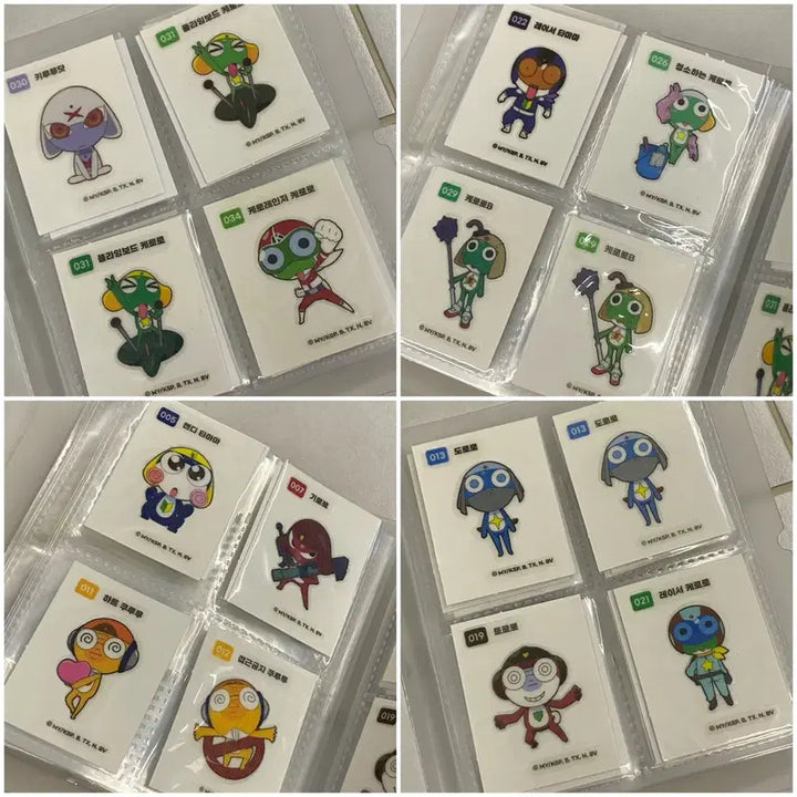 [BUNJANG] Sgt. Frog Keroro Tteobuk Stack Seal Sticker Bundle / (개별구매가능) 개구리중사 케로로 띠부씰 / 타마마 기로로 쿠루루 도로로 토로로 키루루 카라라