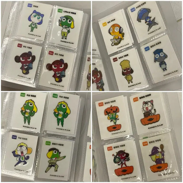 [BUNJANG] Sgt. Frog Keroro Tteobuk Stack Seal Sticker Bundle / (개별구매가능) 개구리중사 케로로 띠부씰 / 타마마 기로로 쿠루루 도로로 토로로 키루루 카라라