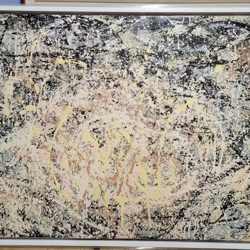 [BUNJANG] Hwang Ri-soon Oil Painting Abstract Original Artwork / 황리순 유화 추상화 원화 그림