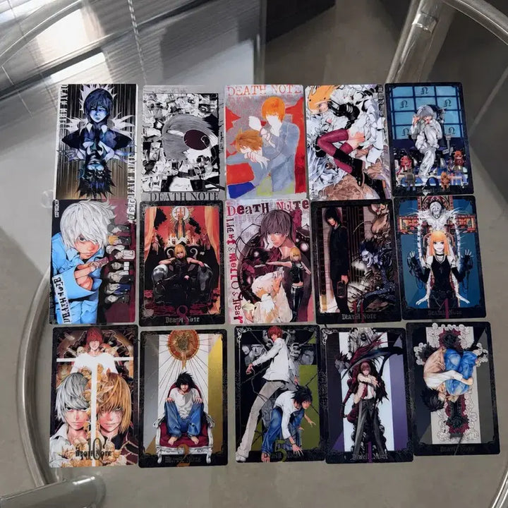 [BUNJANG] Death Note Wafer Card Bundle Set (15 Cards) / 데스노트 웨하스 카드 15장