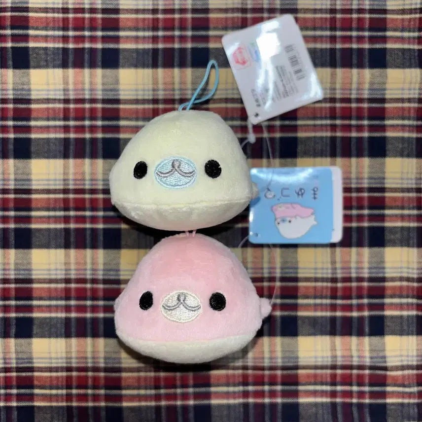 [BUNJANG] San-X Mamegoma Mascot Keychain Bundle Set / 산엑스 마메고마 마스코트 인형 키링 미즈고마 사쿠라고마 일괄