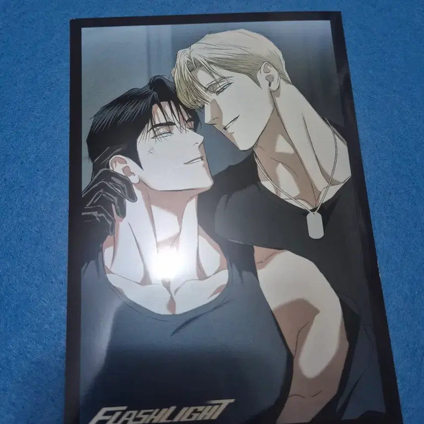 [BUNJANG] Taiwan Comic Exhibition Flashlight Random Gacha Silver Foil Illustration Postcard Bundle Set / 대만 만화박람회 플래시라이트 랜덤가챠 실버포일 일러스트 엽서