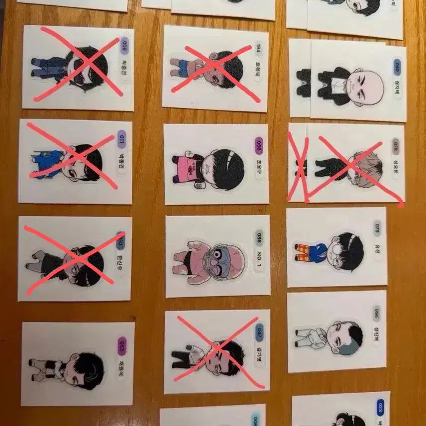 [BUNJANG] Lookism Character Stickers (Ttiboo Seal) / 외모지상중 외지주 띠부씰