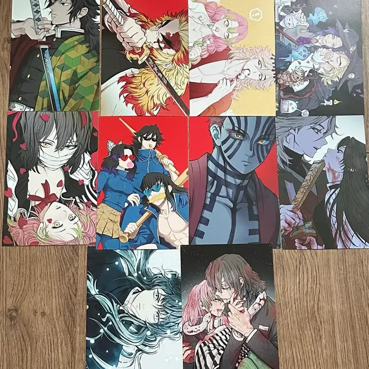 [BUNJANG] Demon Slayer Postcards Bundle / 귀멸의칼날 귀칼 비공굿 엽서 일괄