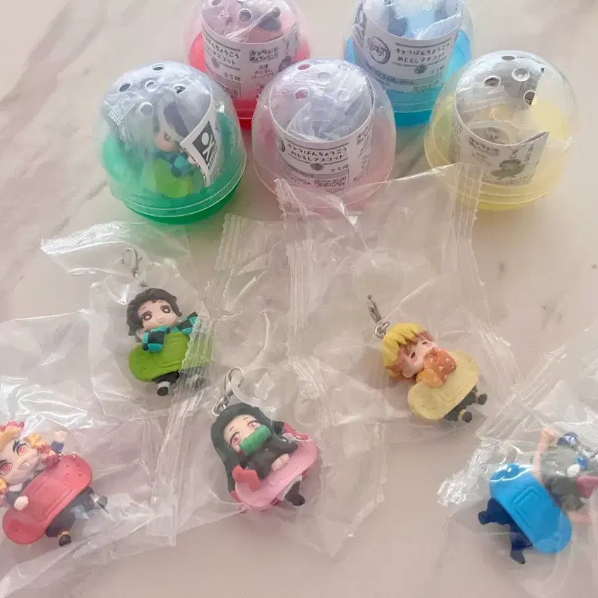 [BUNJANG] Demon Slayer Chara Bandages Set / 귀멸의칼날 캬라 반창고 메지루시 5종풀셋
