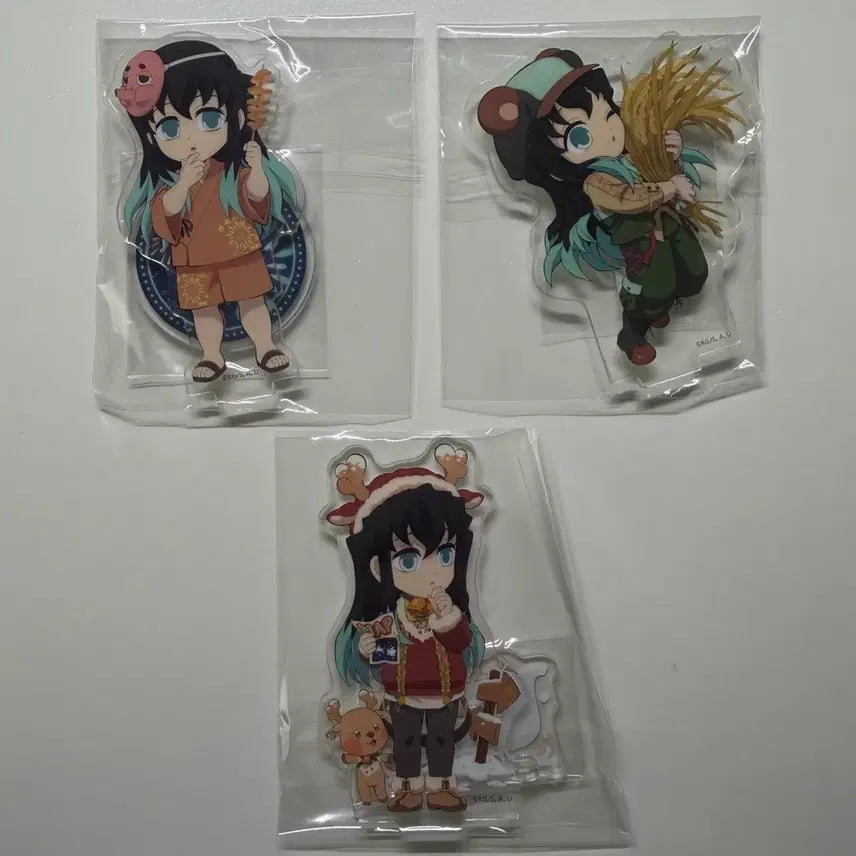 [BUNJANG] Demon Slayer Muichiro Tokito Acrylic Stand Set (Bundle) / (일괄)귀멸의 칼날 무이치로 아크릴 스탠드 3종