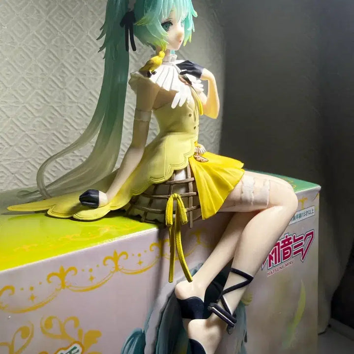 [BUNJANG] Hatsune Miku Canaria Noodle Stopper Figure / 하츠네미쿠 누들스토퍼 카나리아 피규어