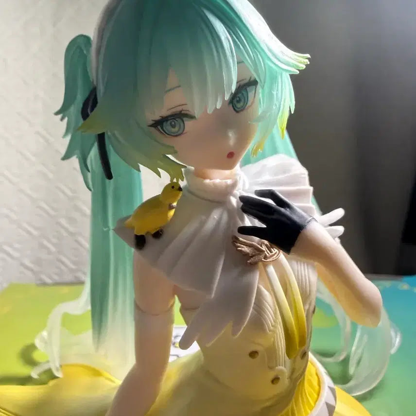 [BUNJANG] Hatsune Miku Canaria Noodle Stopper Figure / 하츠네미쿠 누들스토퍼 카나리아 피규어
