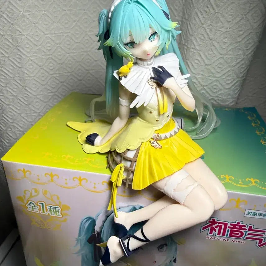 [BUNJANG] Hatsune Miku Canaria Noodle Stopper Figure / 하츠네미쿠 누들스토퍼 카나리아 피규어