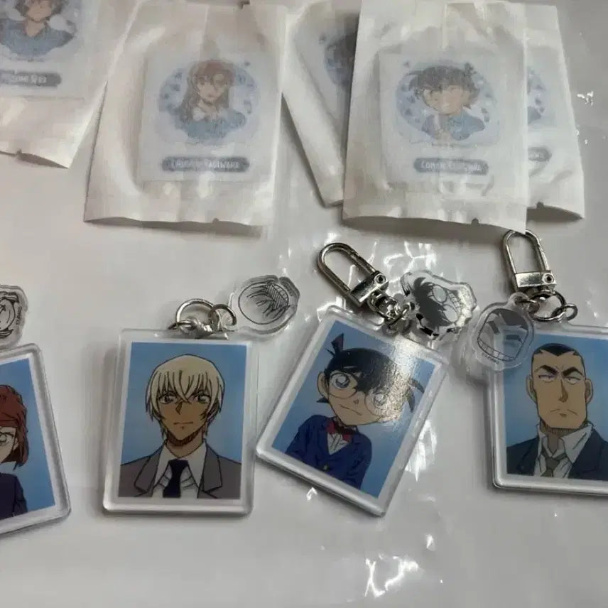 [BUNJANG] Detective Conan Wind Popup Acrylic Keychain / 명탐정코난 윈드팝업 증사 키링