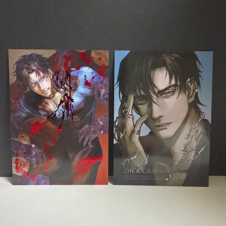 [BUNJANG] DC Comics Nightwing Dick Grayson Unofficial Postcard Set / DC코믹스 비공식 굿즈 나이트윙 딕 그레이슨 엽서 세트