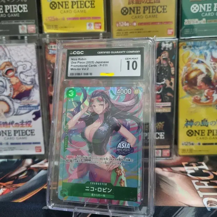 [BUNJANG] One Piece Nico Robin Promo Card P-111 (CGC GEM MINT 10) / 92 원피스 카드 니코로빈  프로모션 P-111