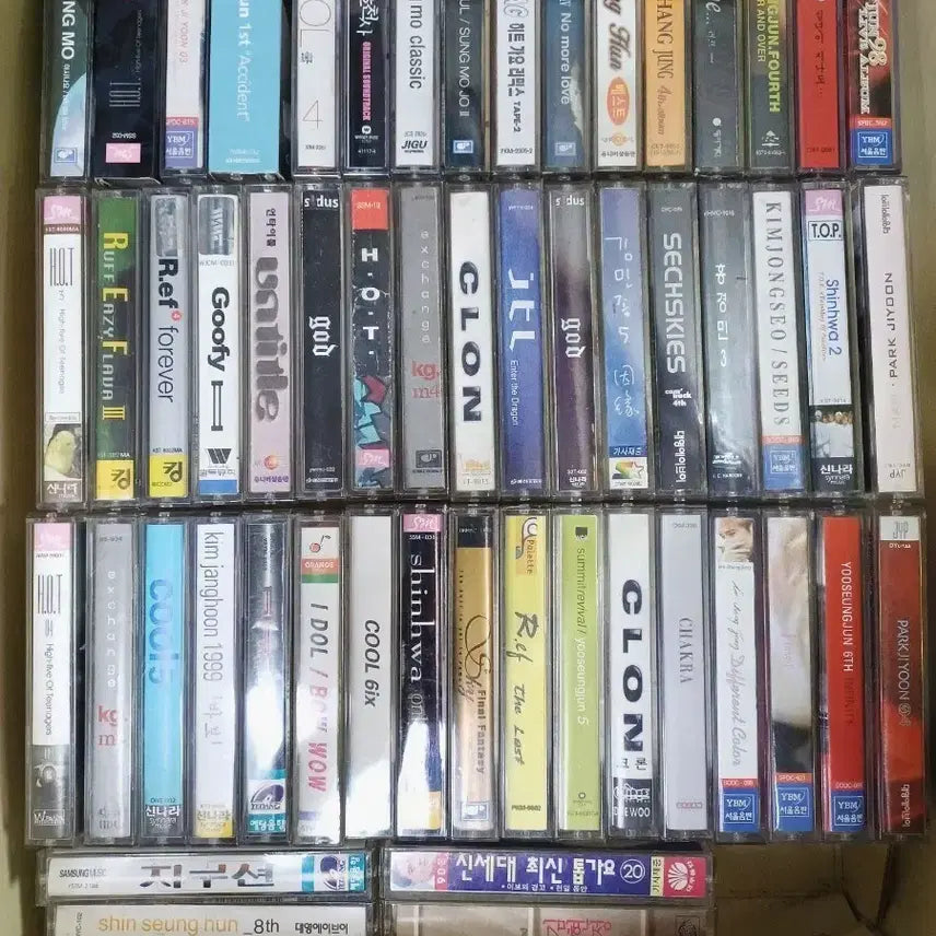 [BUNJANG] Various K-Pop Cassette Tapes (55 pcs) Bundle Set / 가요 카세트 테이프 .. 55개