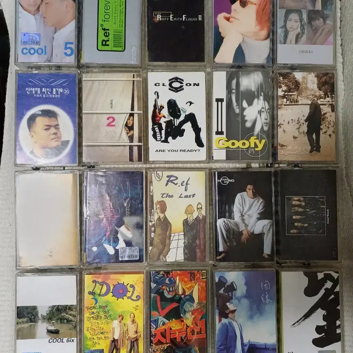 [BUNJANG] Various K-Pop Cassette Tapes (55 pcs) Bundle Set / 가요 카세트 테이프 .. 55개
